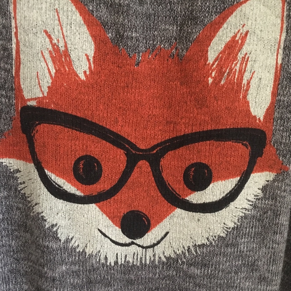 Bethany Mota grey fox knit sweater - Picture 4 of 4